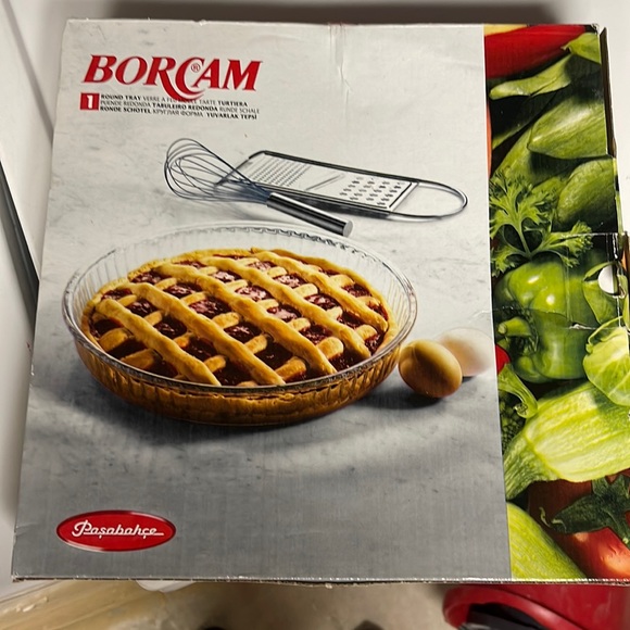 Round glass tray - Picture 1 of 2